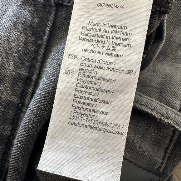 Madewell Women’s The Perfect Vintage High Rise Charcoal Gray Jeans Size 25 - Picture 7 of 8